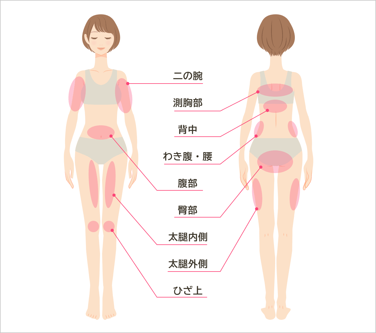 クラツーアルファの対応部位